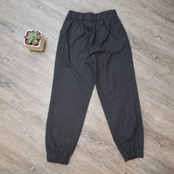 Wilfred Aritzia Turquet Wool Jogger Pants Grey Sz S - Picture 4 of 11